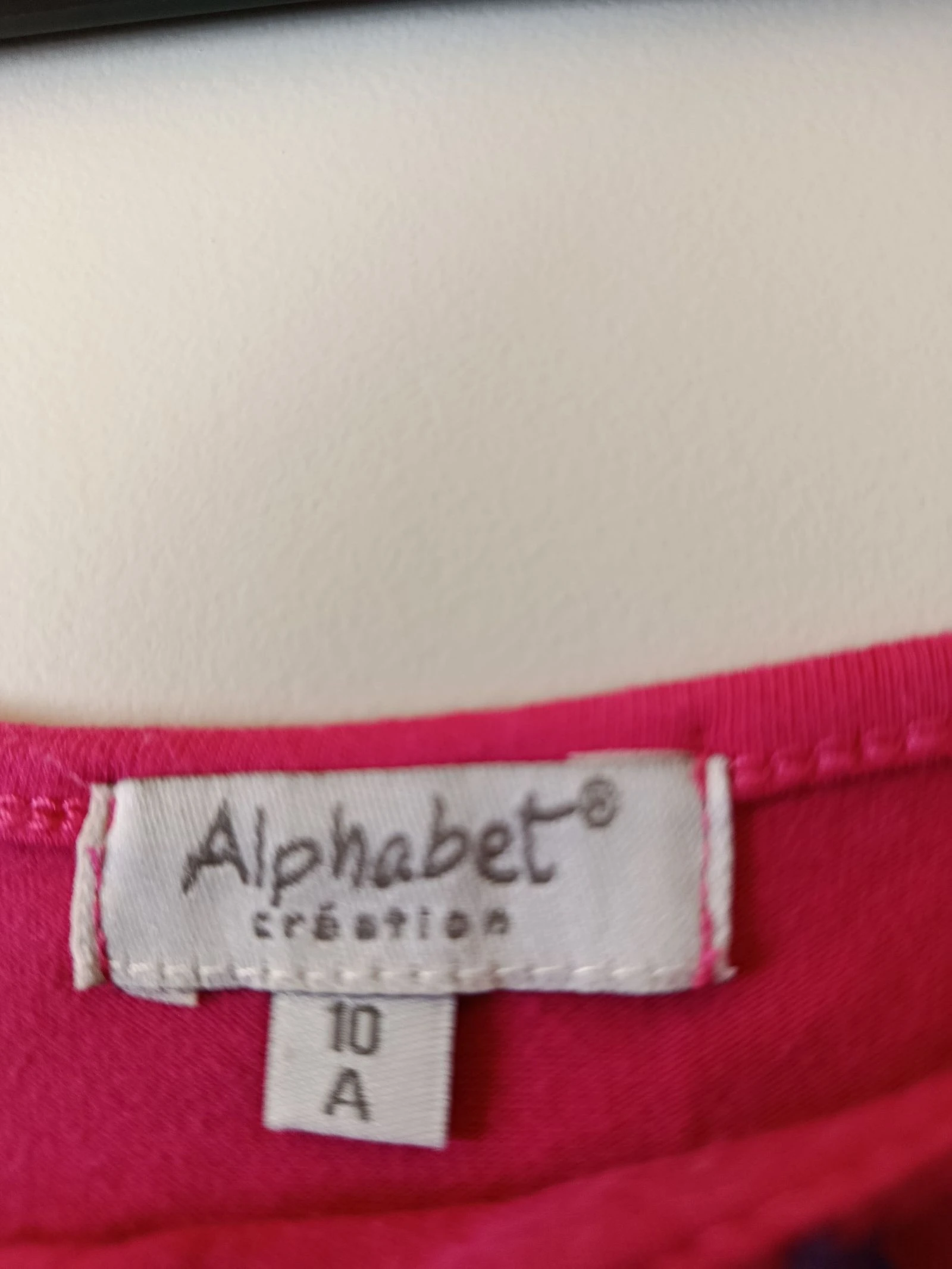 Tanktop merk alphabet création maat 10 jaar – photo 3